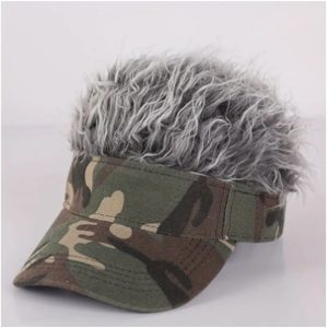 Gorro Estilo Militar con Peluca