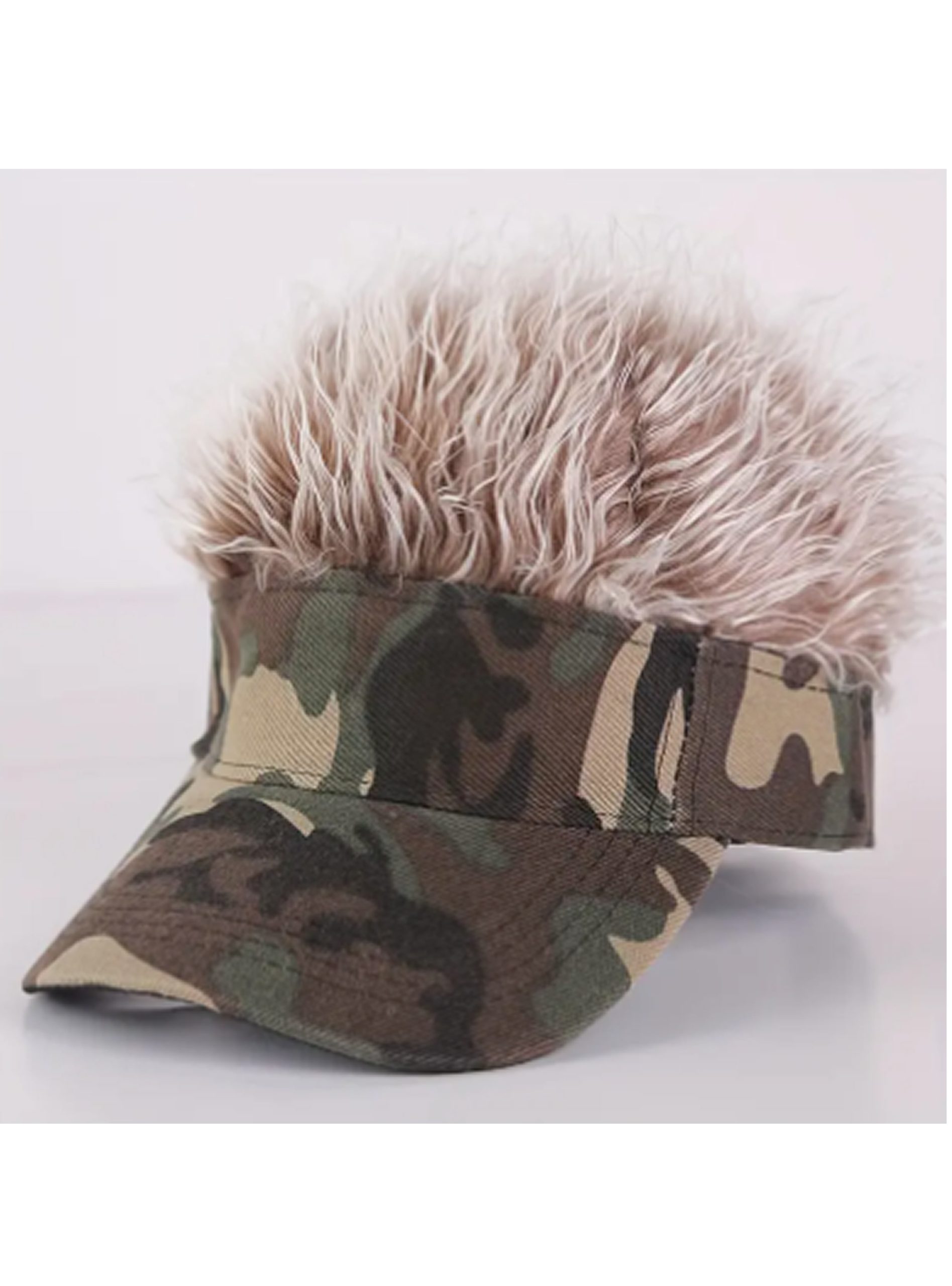 Gorro Estilo Militar con Peluca