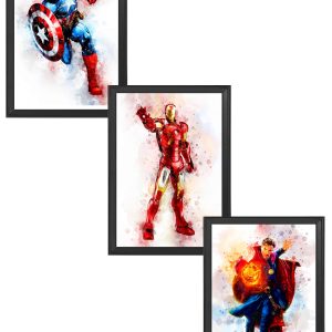 Set Cuadros Infantil - Heroes Baby Originales Advengers 2