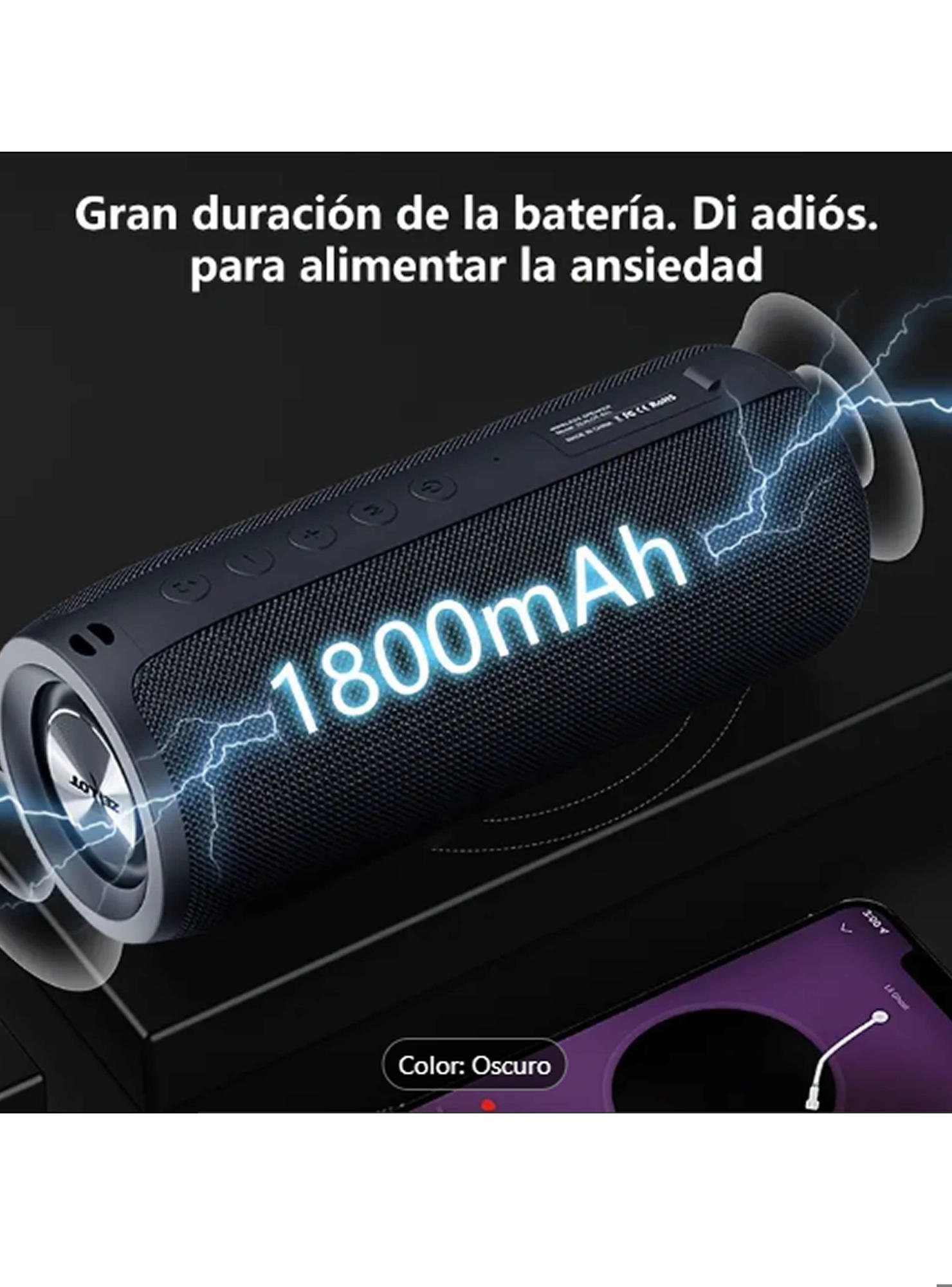 Zealot S51 Parlante Profesional refuerzo de graves 10 horas 20w